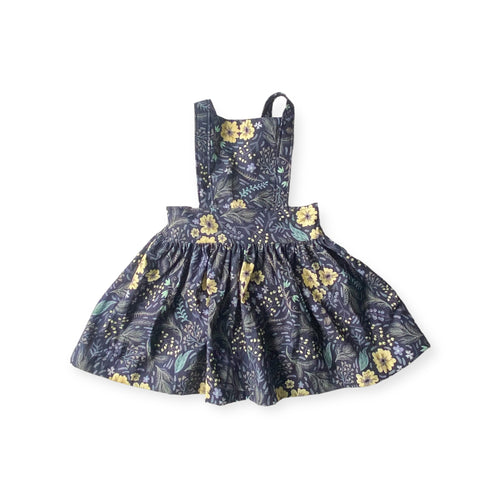 Heidi Pinafore in 'Nordic Bilberry' - Ready To Ship