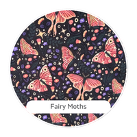*PRESALE* Fairy Moths-  Print Cotton/Spandex Jersey
