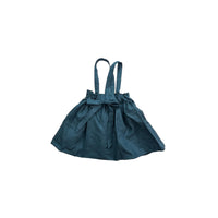 Savannah Suspender Skirt in ‘Spruce Linen ’- Ready to Ship