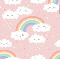 *PRESALE*  Sweet Rainbow Clouds -  Print Cotton/Spandex Jersey