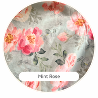 *PRESALE*  Mint Rose -  Print Cotton/Spandex Jersey