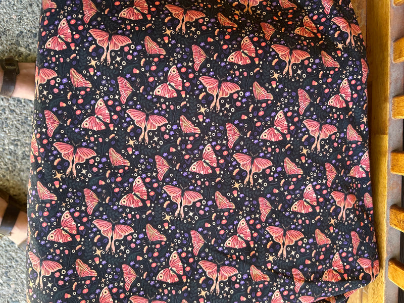 *PRESALE* Fairy Moths-  Print Cotton/Spandex Jersey