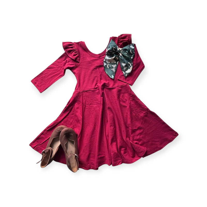 *PRESALE* Crimson Bamboo Cotton Jersey - Made to Order