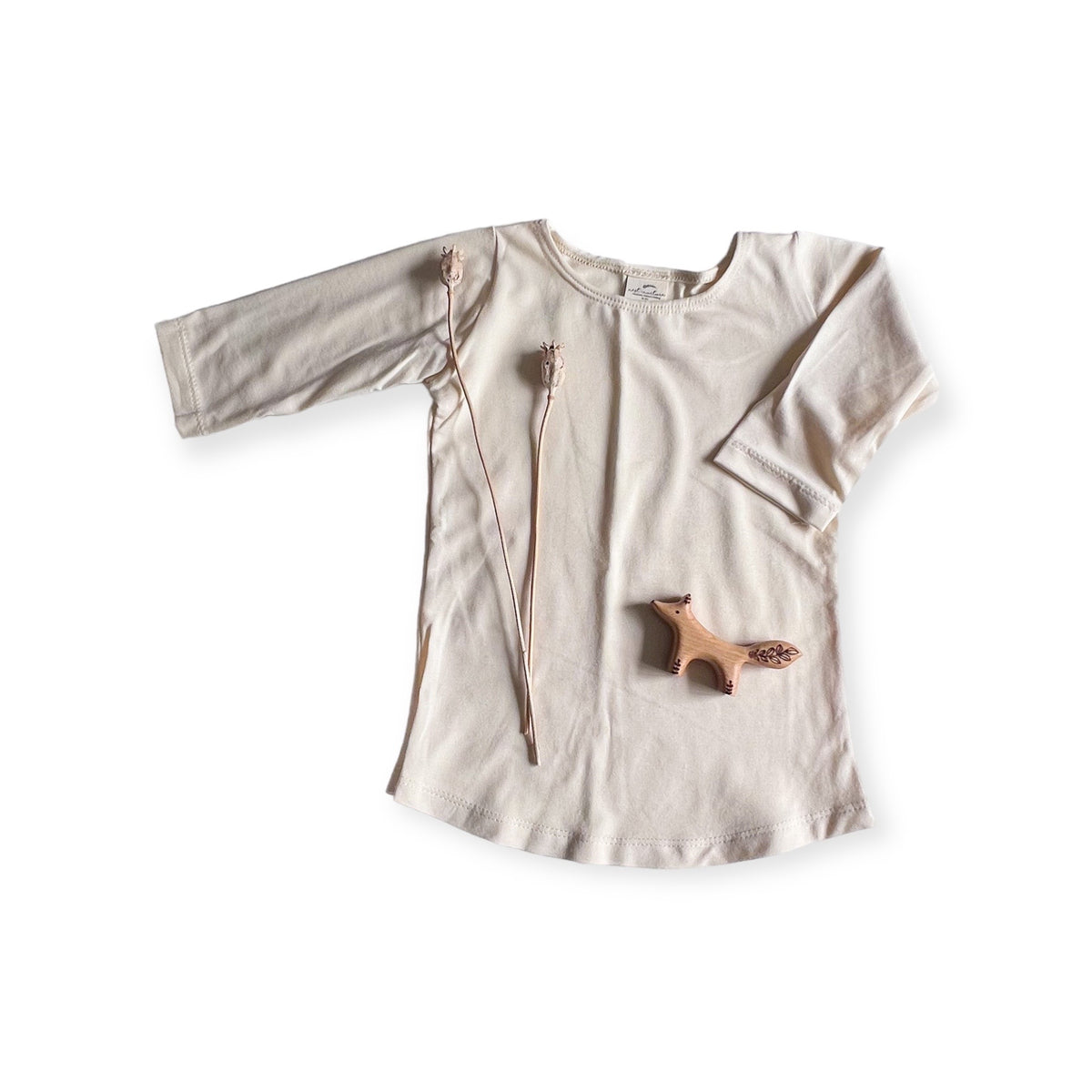 Molly Ballet Shirt in 'Natural' - Ready To Ship