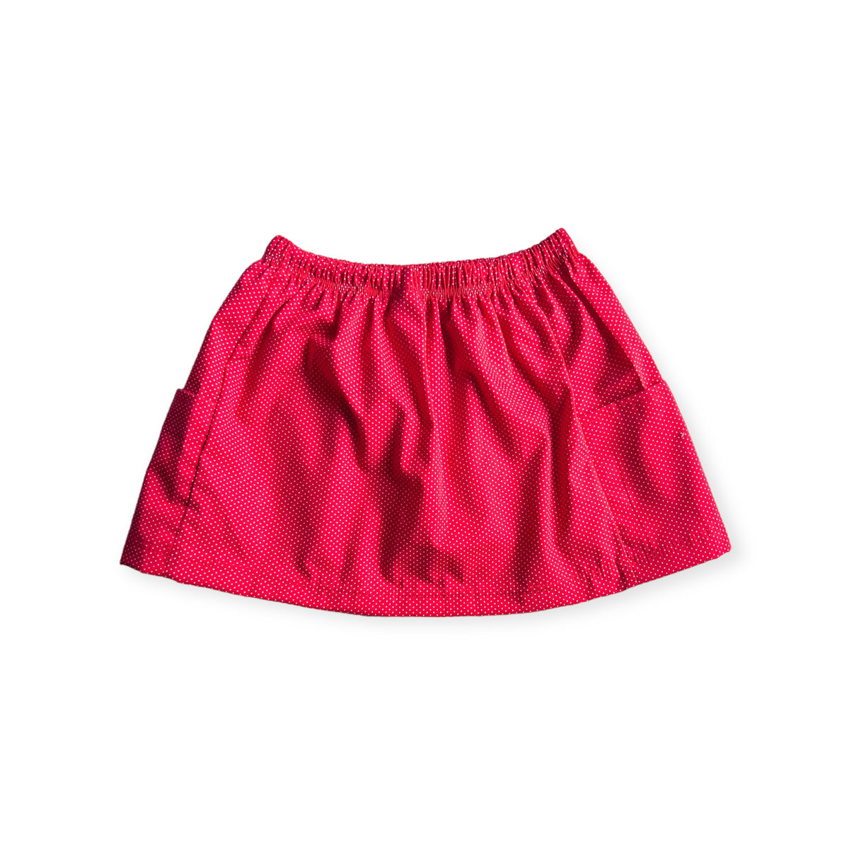 Christiana Skirt in 'Ruby Dots' - Ready To Ship