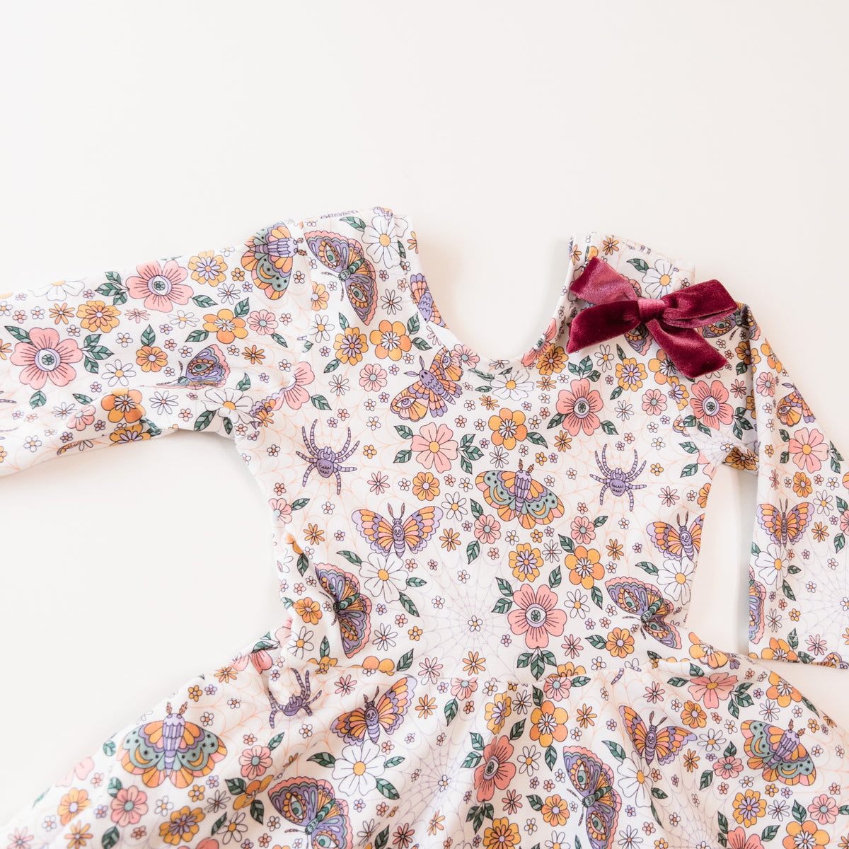 Elle Twirl Dress [3/4 Sleeve] in 'Itsy Bitsy' - Made to Order
