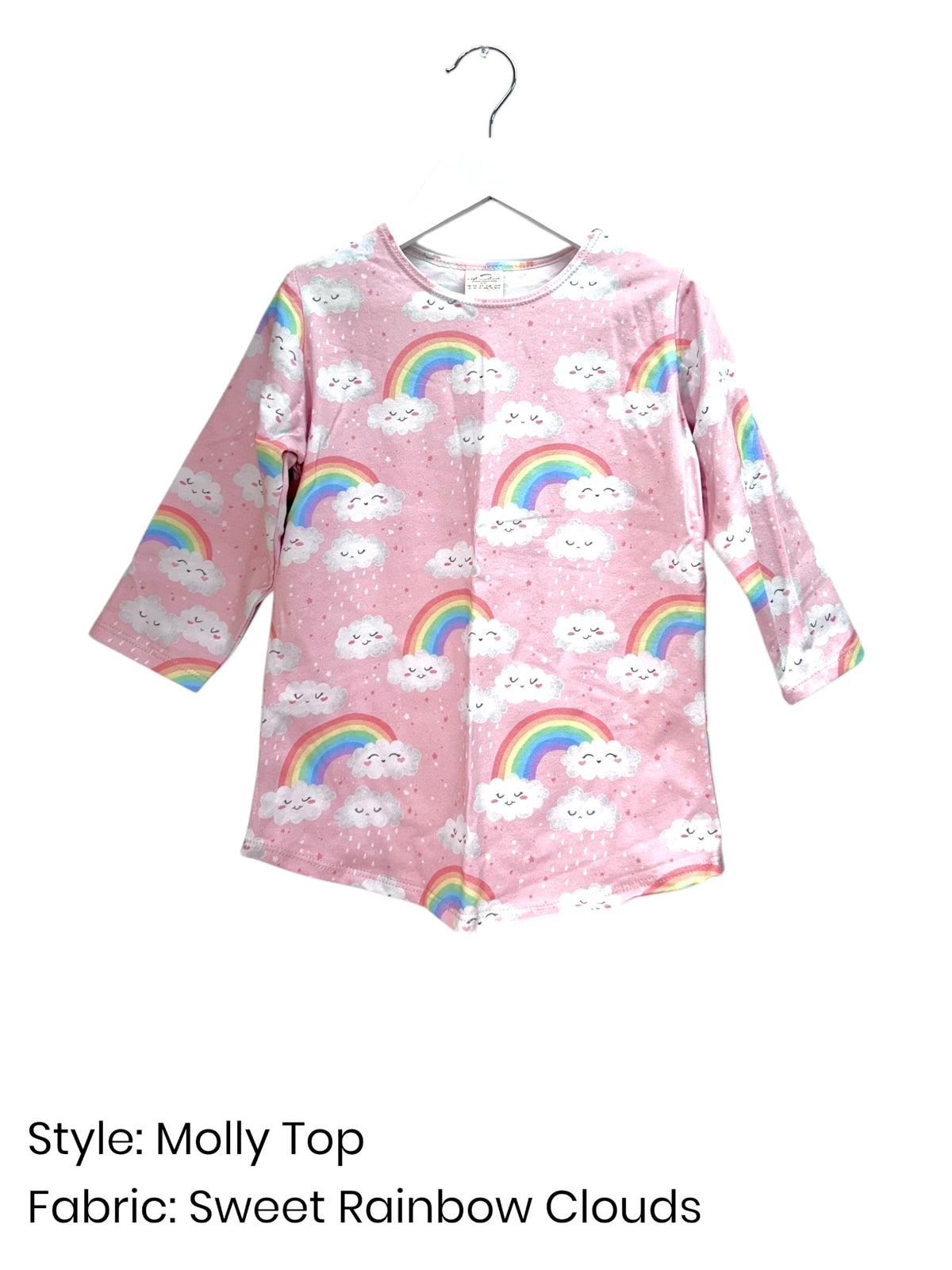 *PRESALE*  Sweet Rainbow Clouds -  Print Cotton/Spandex Jersey