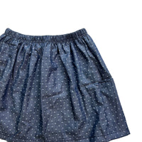 Christiana Skirt in ‘Dotty Chambray' - Ready To Ship