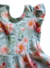 *PRESALE*  Mint Rose -  Print Cotton/Spandex Jersey