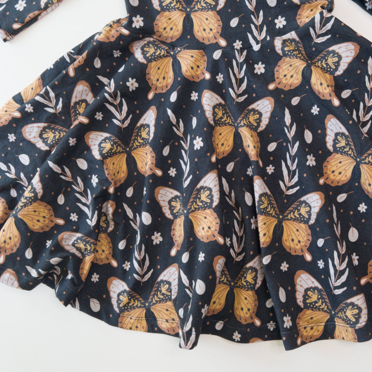 *PRESALE*  Lamplight Moth-  Print Cotton/Spandex Jersey