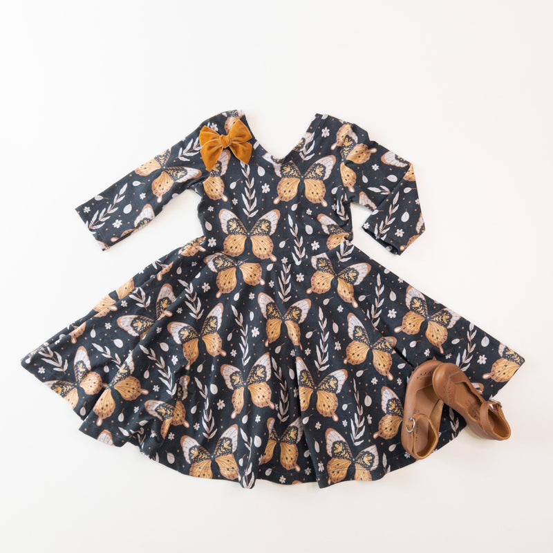 *PRESALE*  Lamplight Moth-  Print Cotton/Spandex Jersey