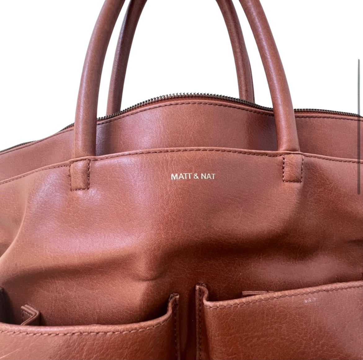 Matt and Nat | Diaper Bag | Chili (Saddle) | Pre-Loved