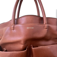 Matt and Nat | Diaper Bag | Chili (Saddle) | Pre-Loved