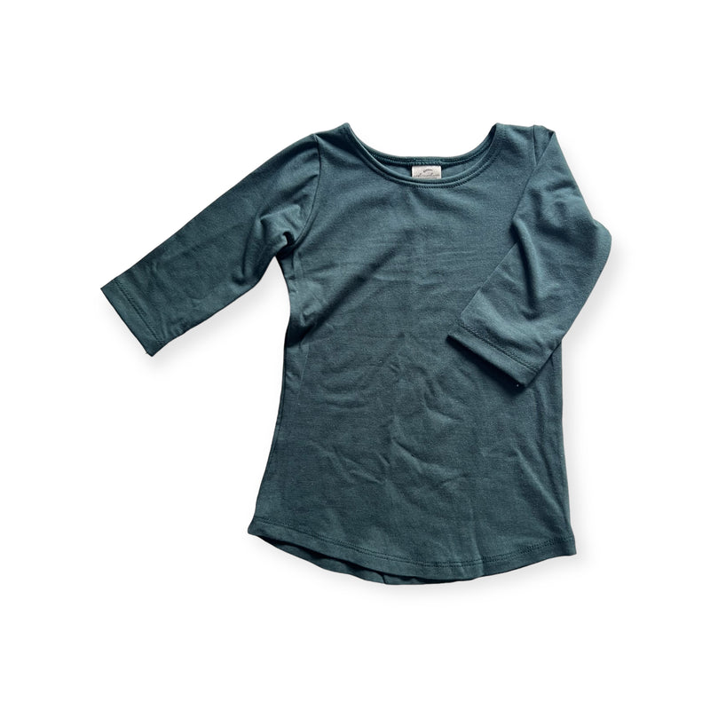 Molly Ballet Shirt in 'Evergreen' - Ready To Ship