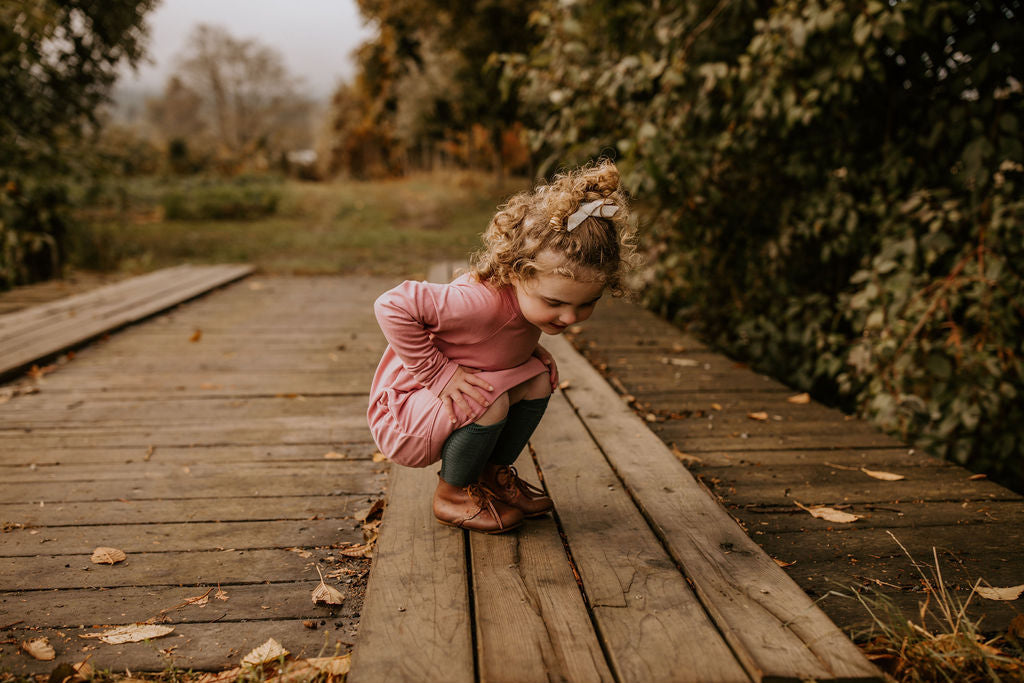 Bryn Sweater Dress - Child in  'Black Magic'- Ready to Ship