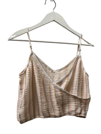 Aerie | Size L | Shirt | Cream Stripe | Pre-Loved