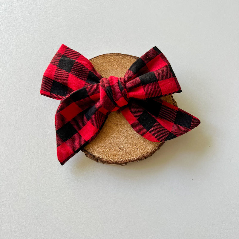 Red and Black Plaid || Holiday Collection