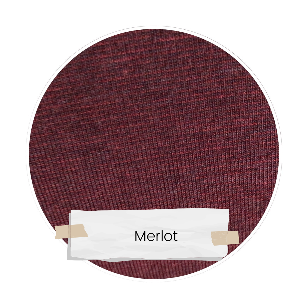 *PRESALE* Merlot Bamboo Cotton Jersey - Made to Order