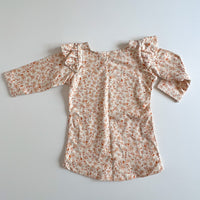 Millie Flutter Shirt in 'Sepia Meadow' - Ready To Ship