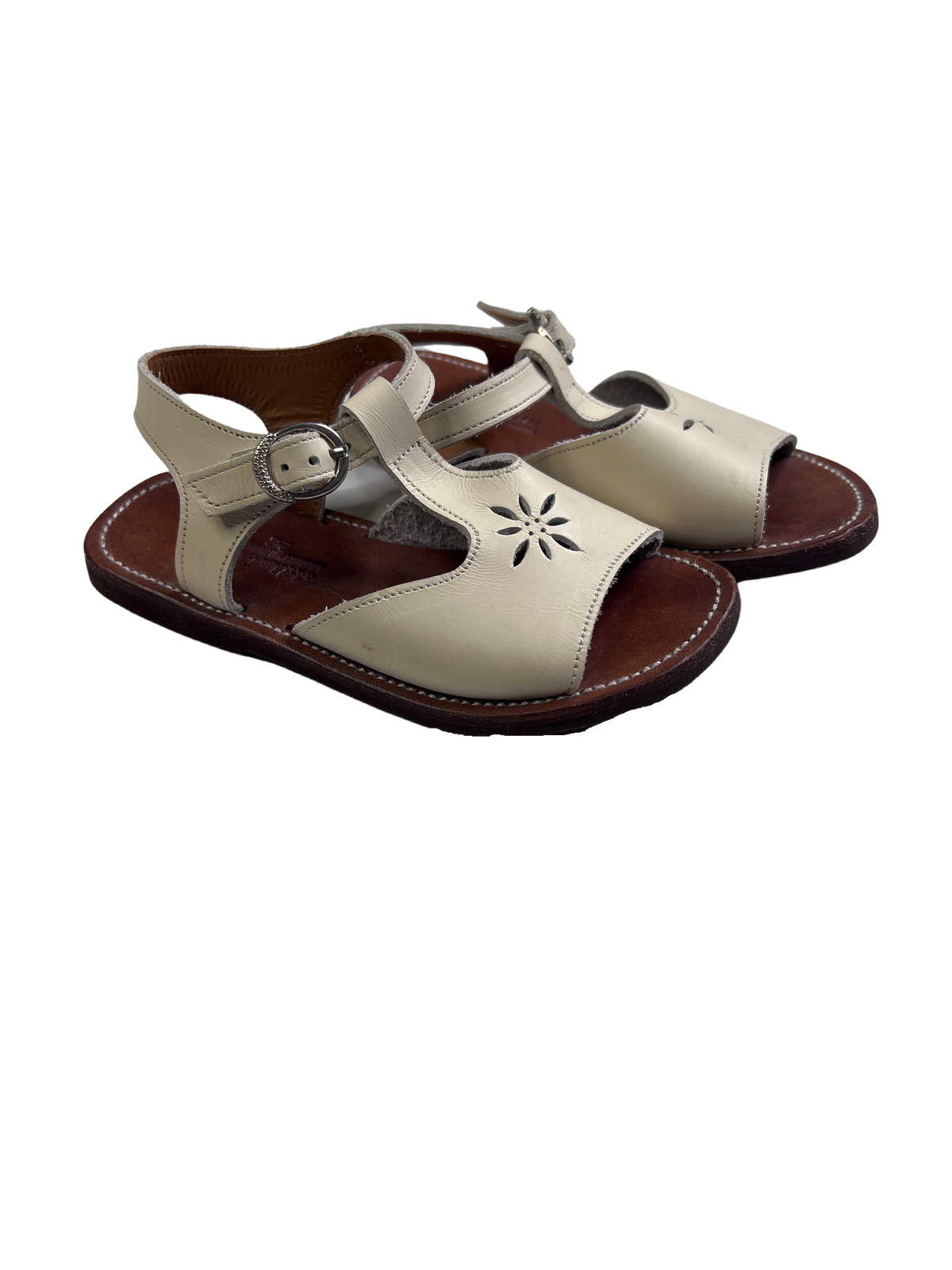 Adelisa &Co |  Kids Sandals | Light Blush Leather | Pre-Loved