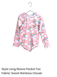 *PRESALE*  Sweet Rainbow Clouds -  Print Cotton/Spandex Jersey
