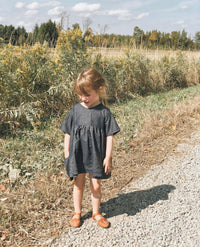 Nora Short-Sleeved Tunic with  Pockets  in ‘Petite Citron' - Ready To Ship