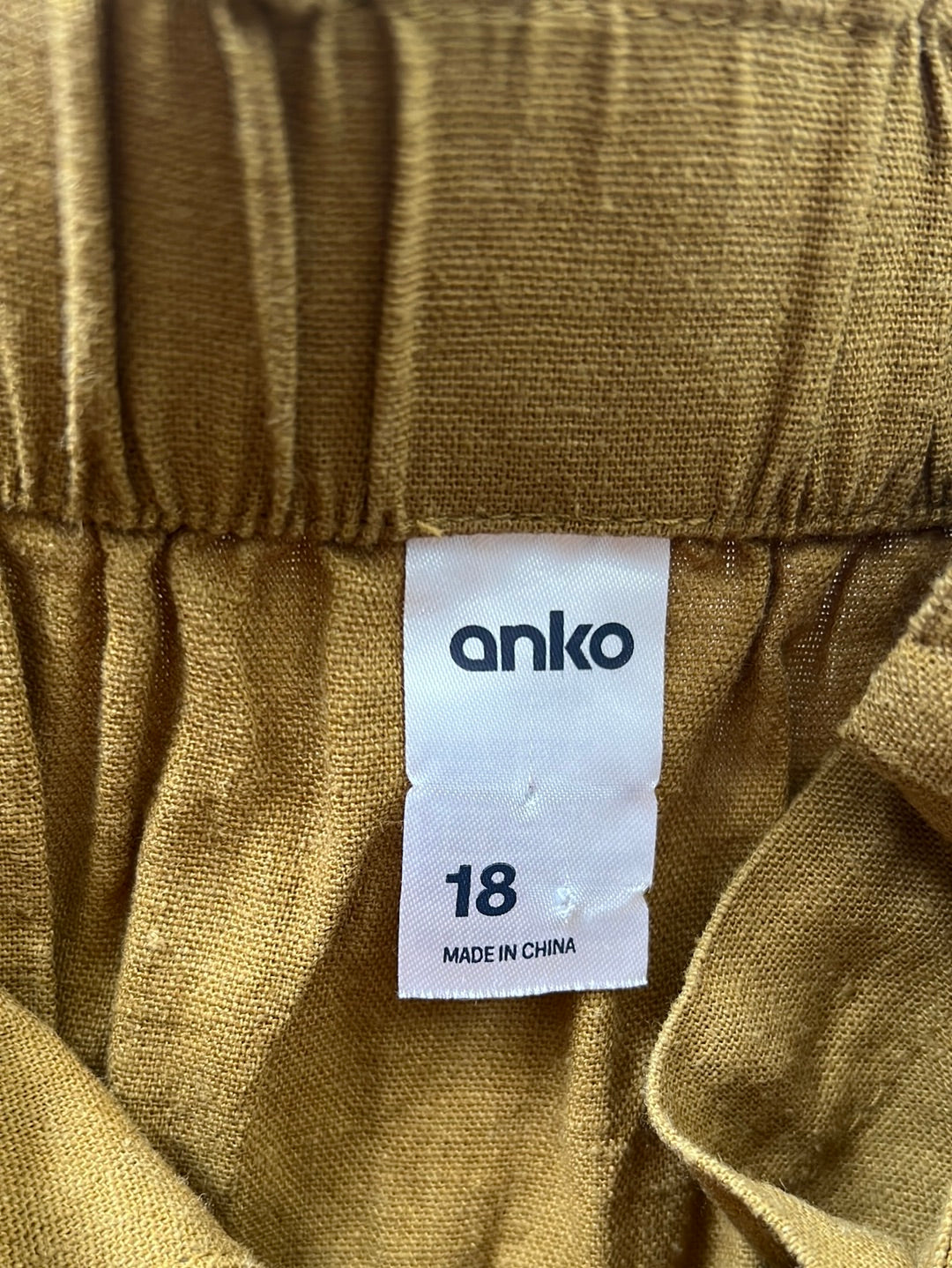Anko | Size 18 | Skirt | Mustard | Pre-Loved