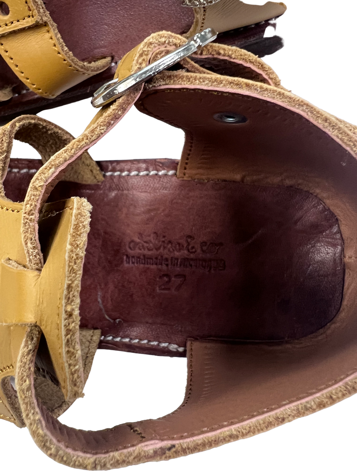 Adelisa &Co |  Kids Sandals | Gold Leather | Pre-Loved