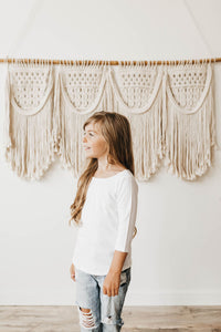 Molly Ballet Shirt in 'Natural with Lace' - Ready To Ship