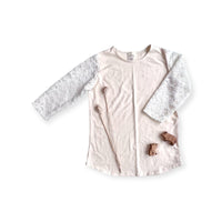 Molly Ballet Shirt in 'Natural with Lace' - Ready To Ship