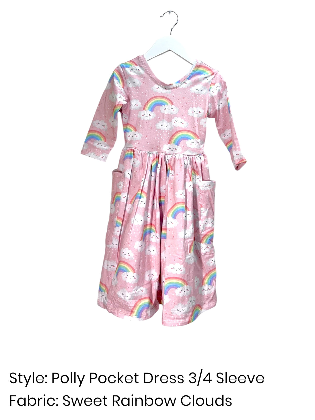 *PRESALE*  Sweet Rainbow Clouds -  Print Cotton/Spandex Jersey