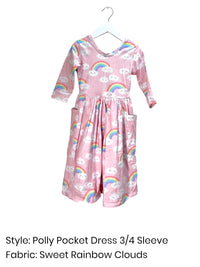 *PRESALE*  Sweet Rainbow Clouds -  Print Cotton/Spandex Jersey