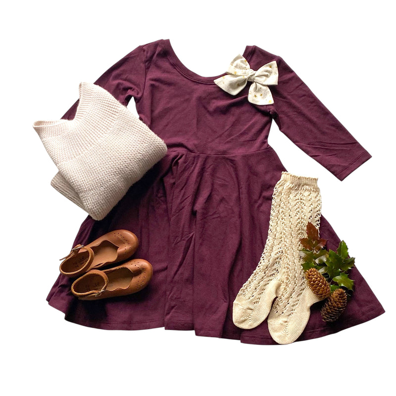 *PRESALE* Merlot Bamboo Cotton Jersey - Made to Order