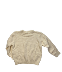 Knit Sweater| Size 5/6Y| |  Buttercream  | New