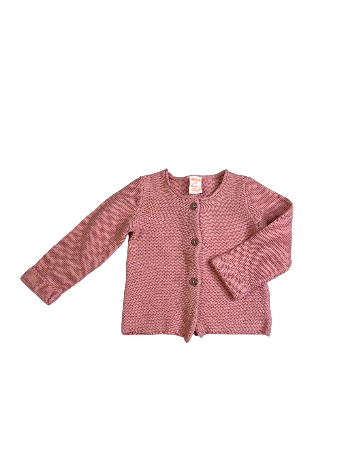 Hema Knit Sweater| Size 18-24m| |  Rose | Pre-Loved