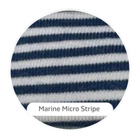 *PRESALE* Marine Micro Stripe Bamboo Cotton Jersey - Made to Order