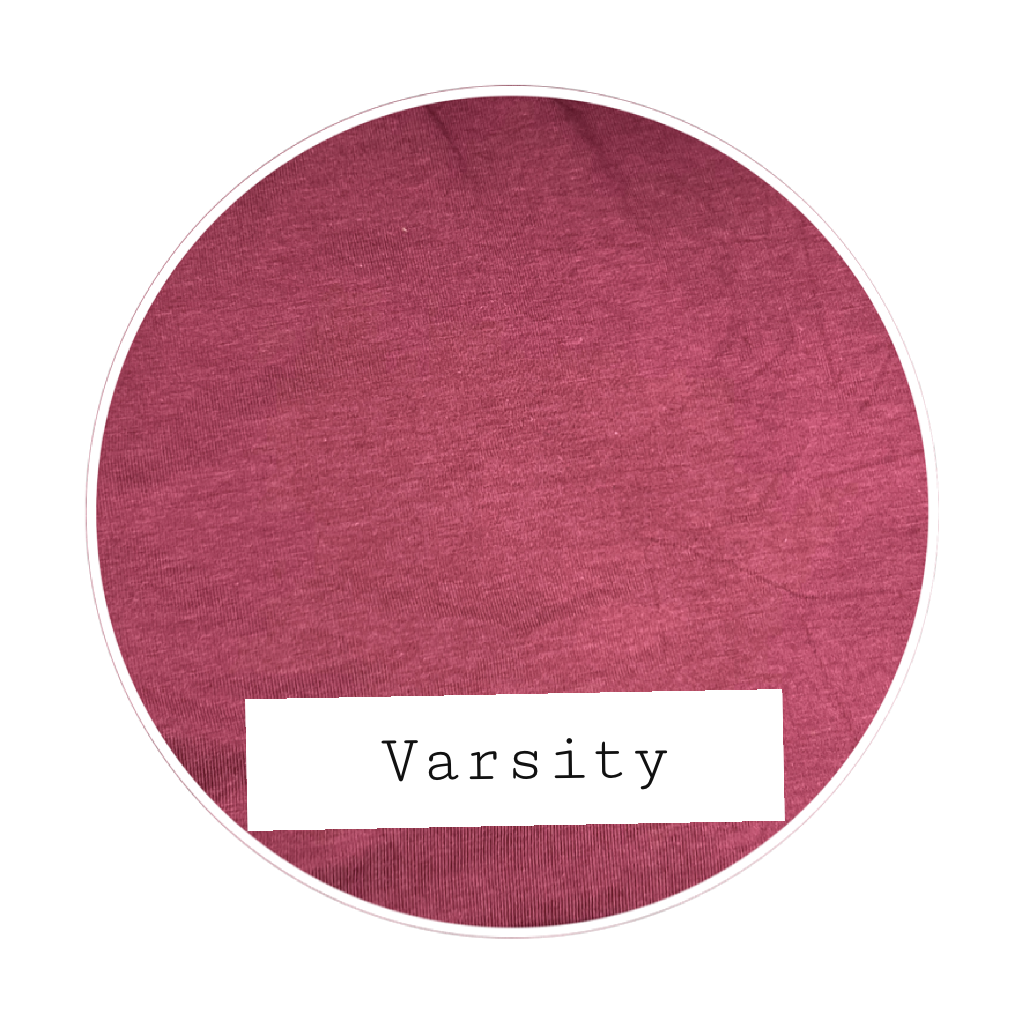 *PRESALE* Varsity Bamboo Cotton Jersey - Made to Order