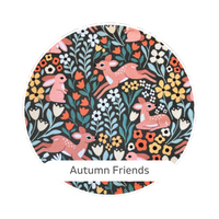 *PRESALE* Autumn Friends-  Print Cotton/Spandex Jersey