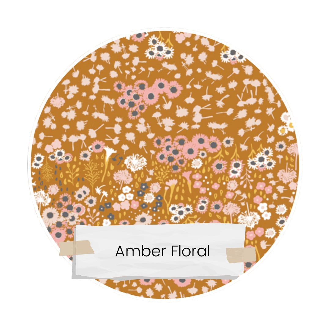 *PRESALE* Amber Floral-  Print Cotton/Spandex Jersey