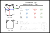 Millie Flutter Shirt in 'Starburst' - Ready To Ship
