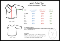 Molly Ballet Shirt in 'Sepia Meadow' - Ready To Ship