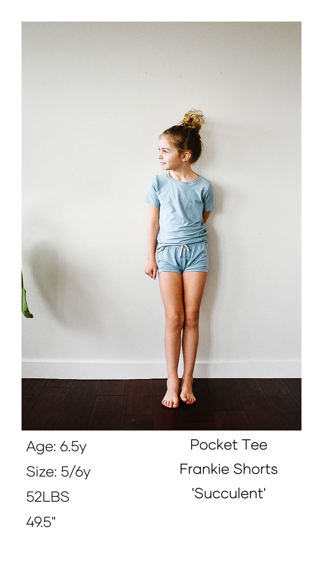 Pocket Tee in 'Cerulean' - Ready to Ship