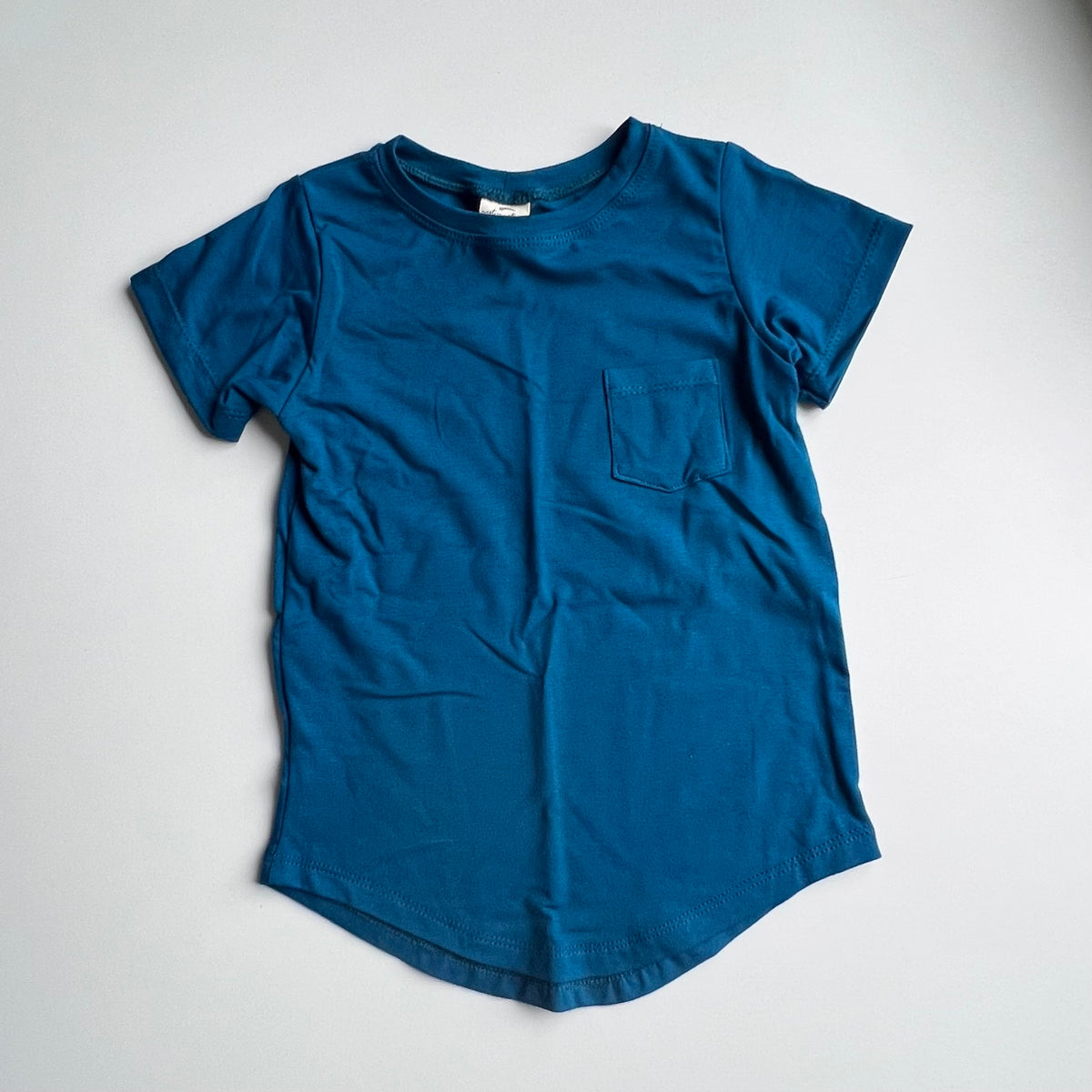 Pocket Tee in 'Cerulean' - Ready to Ship
