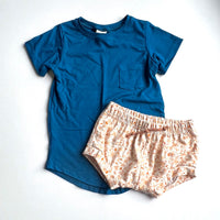 Pocket Tee in 'Cerulean' - Ready to Ship