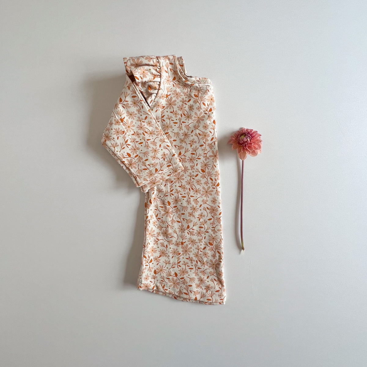 Millie Flutter Shirt in 'Sepia Meadow' - Ready To Ship