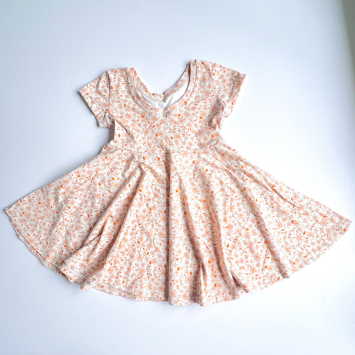 Elle Twirl Dress [Cap Sleeve] in 'Sepia Meadow' - Ready To Ship