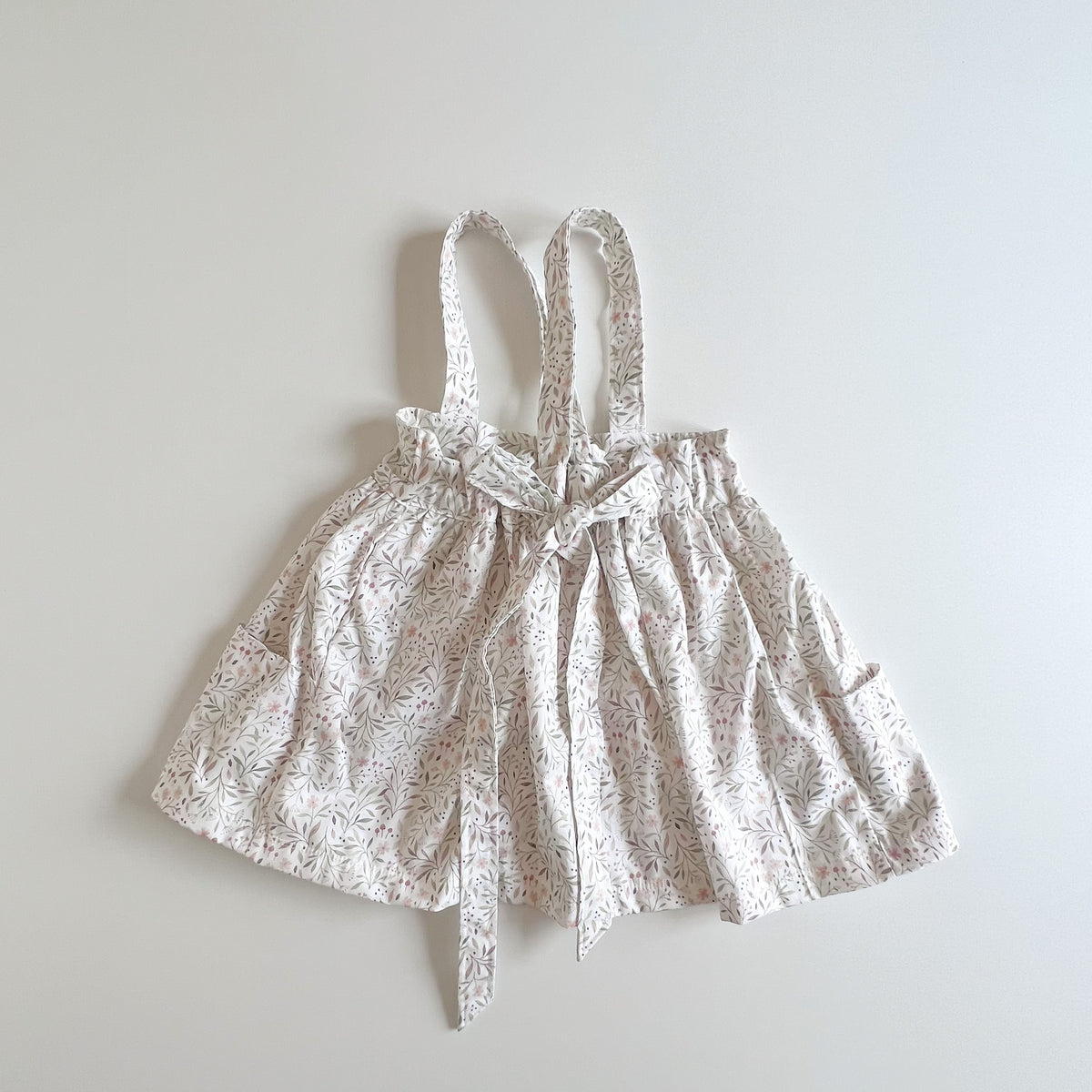 Savannah Suspender  Skirt in ‘Little Garden'- Ready to Ship