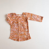 Molly Ballet Shirt in 'Amber Floral ' - Ready To Ship