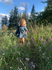 Clara Dress in ‘Reclaimed Autumn Forest’