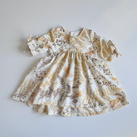 Clara Dress in ‘Reclaimed Autumn Forest’